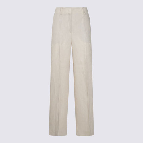 Incotex Beige Linen Pants